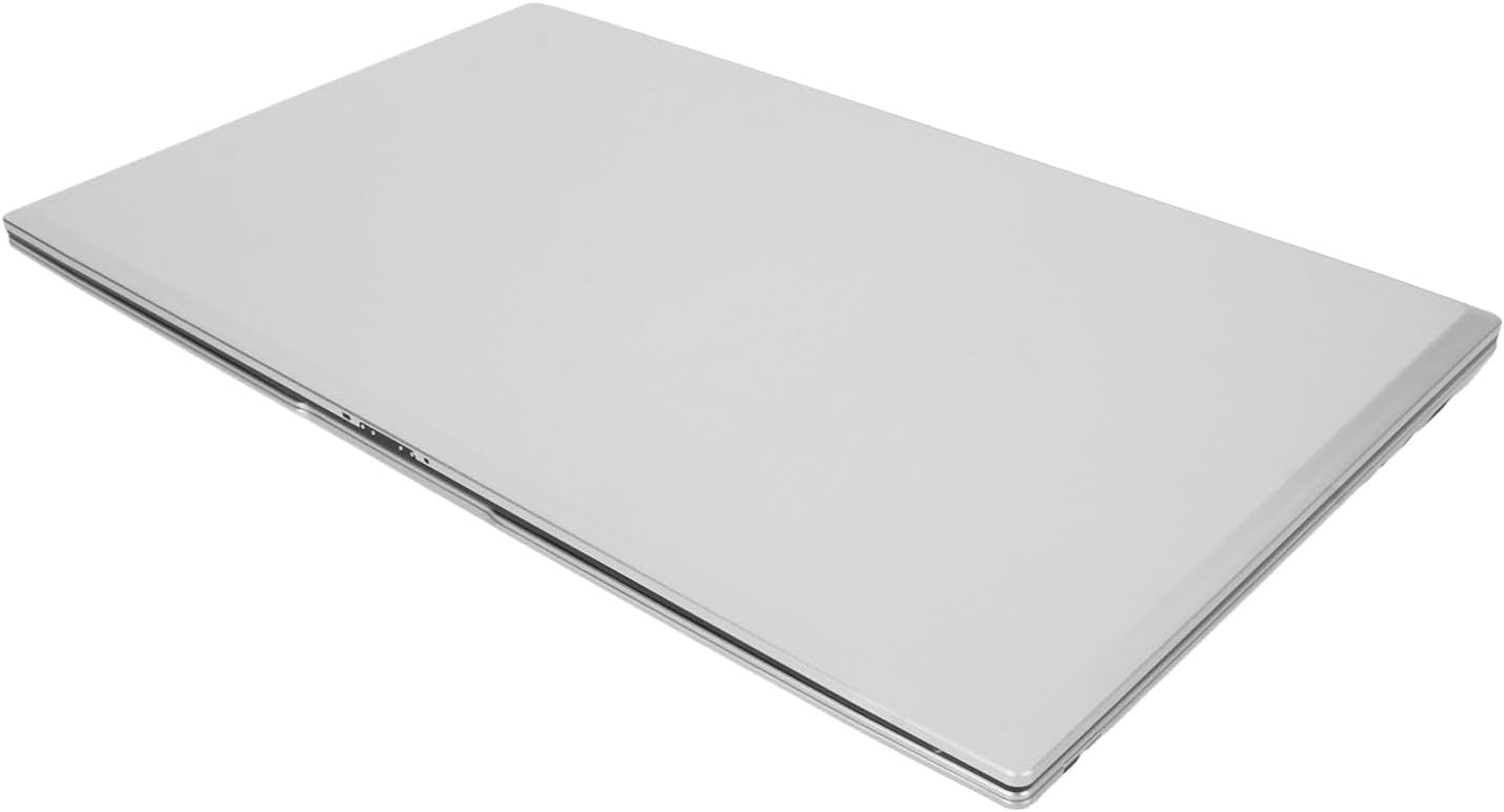 Haofy Laptop de Pantalla Doble, 1280x800 Pantalla Táctil IPS de 7 Pulgadas 16GB HD Laptop Plata Desbloqueo de Huellas Dactilares para Negocios para 11 (16GB+1TB Enchufe de EE. UU.)
