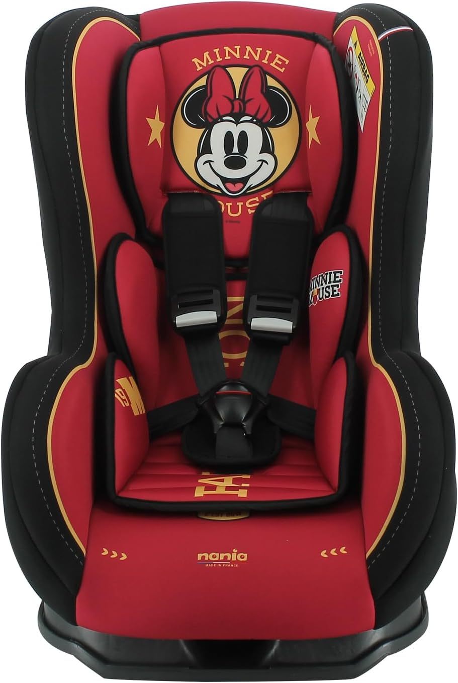 Disney - COSMO Autoasiento Grupo 0/1/2 (0-25Kg) - Made in France - Respaldo de carretera 0-10Kg - Inclinable -