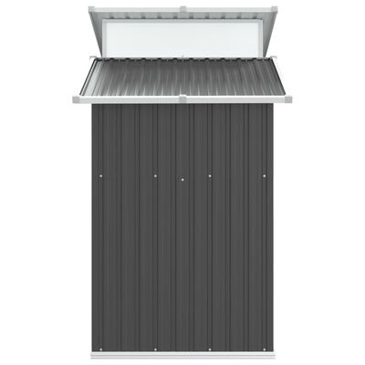 Cobertizo de jardín verde 270x130x208,5 cm acero galvanizado