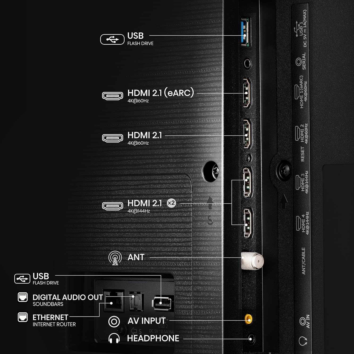 Hisense Pantalla QLED de 43" 43QD6N Google TV Works with Alexa 2024