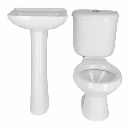 Juego de baño con lavabo doble FUTURA II de 2 piezas