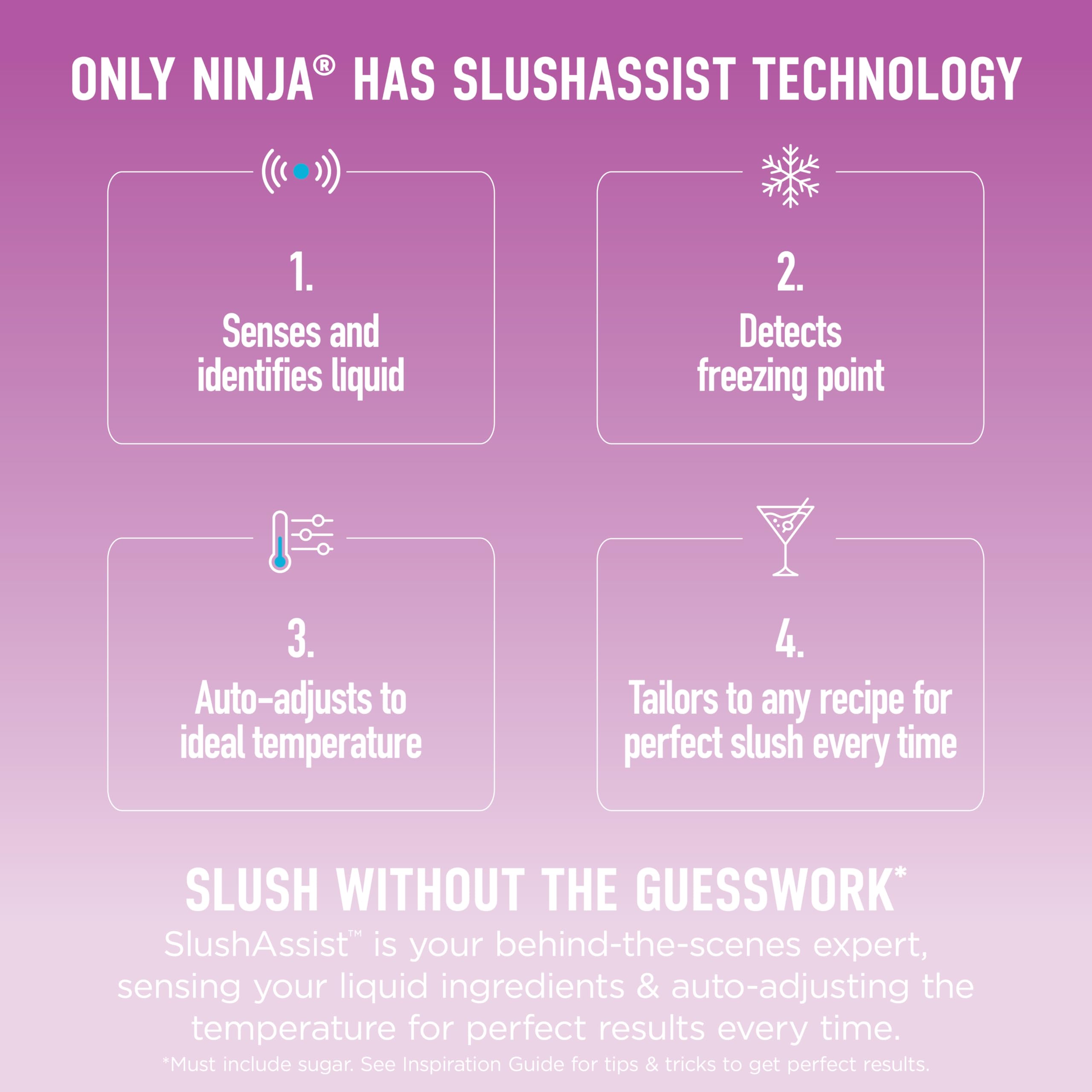 Ninja SLUSHi - Fabricante profesional de bebidas | 7+ porciones | Negro |