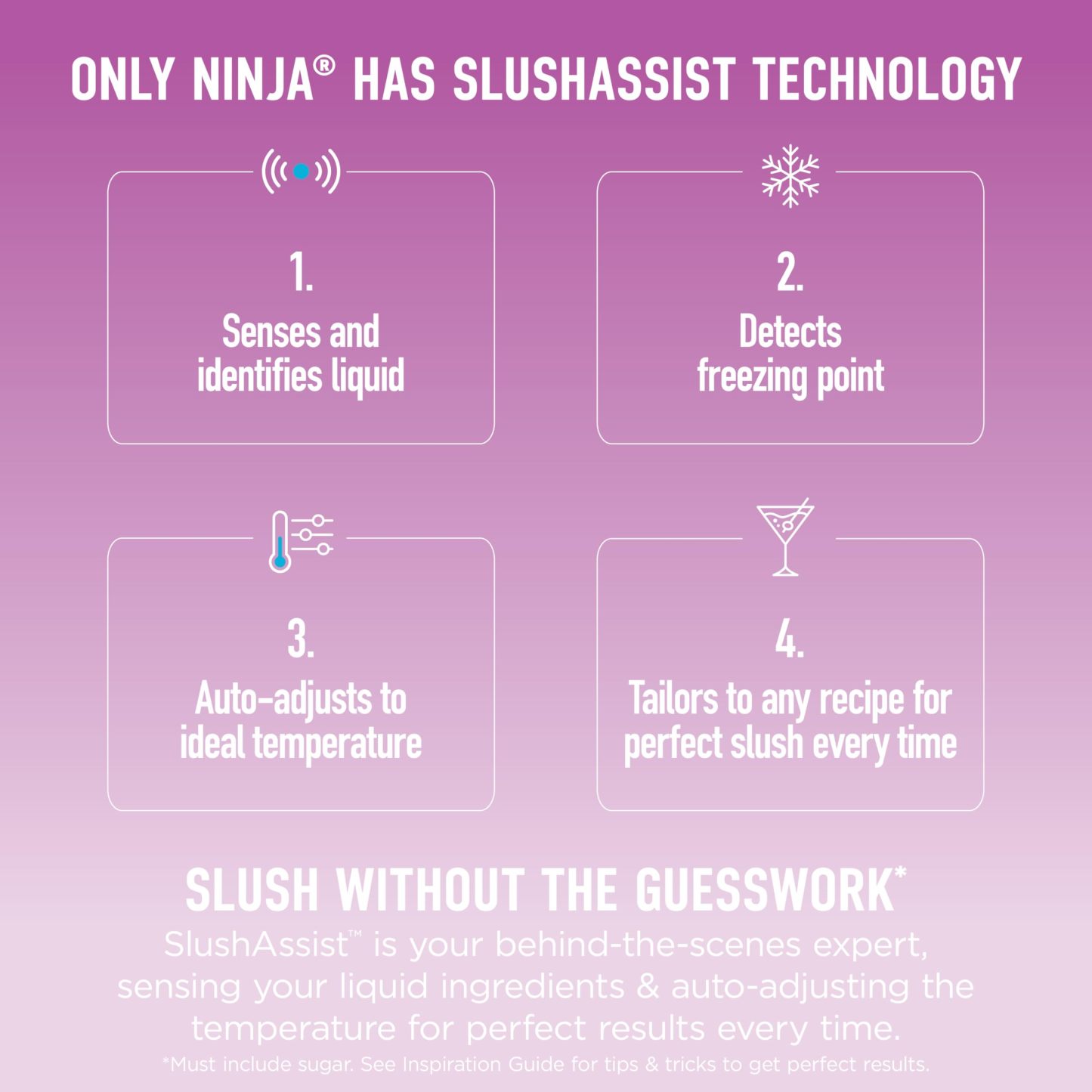 Ninja SLUSHi - Fabricante profesional de bebidas | 7+ porciones | Negro |
