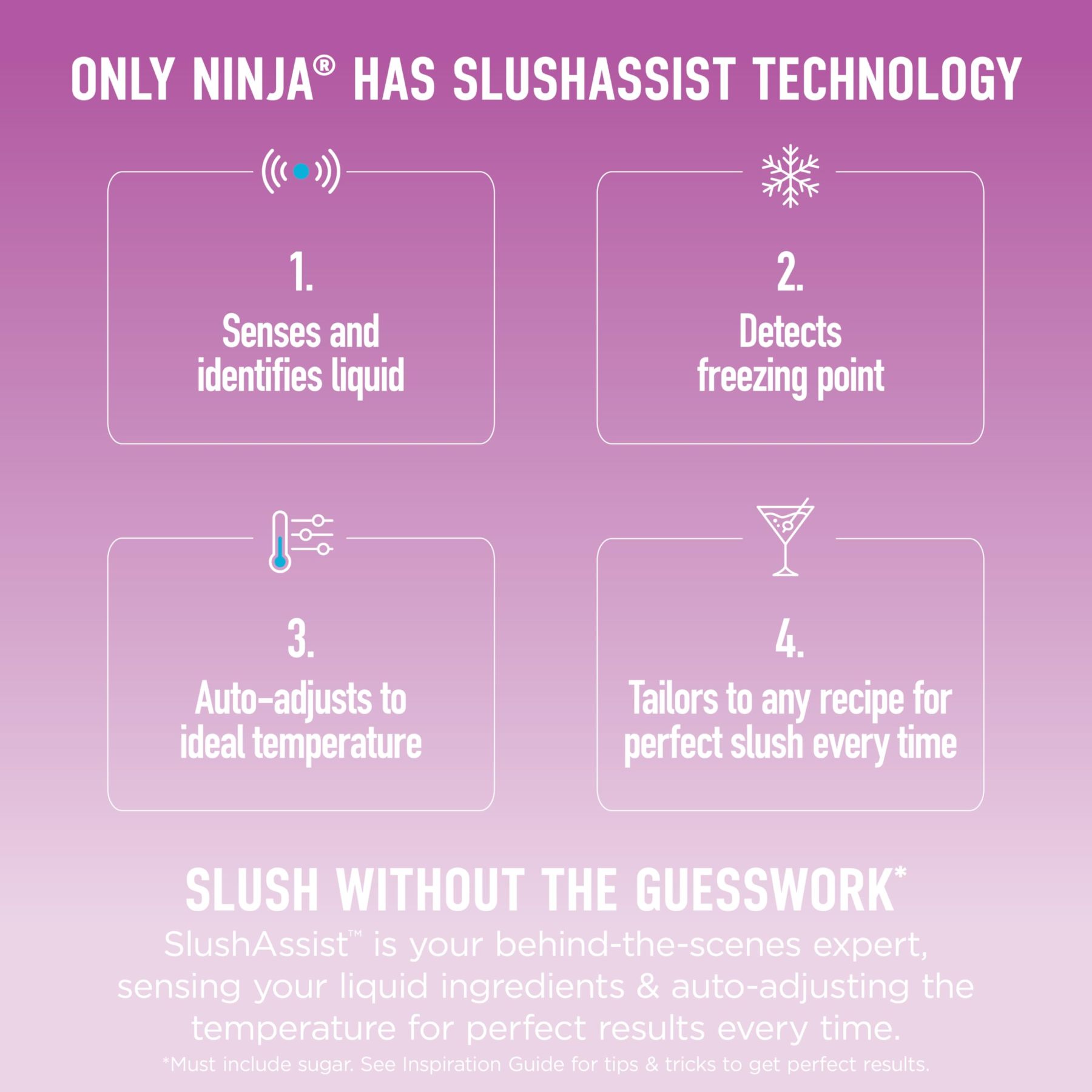 Ninja SLUSHi - Fabricante profesional de bebidas | 7+ porciones | Negro |