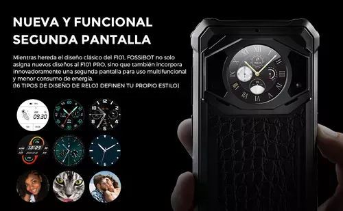 Fossibot F101 Pro Dual SIM 128 GB Negro 8 GB RAM