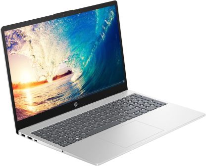 HP Laptop 15-fc0080la, AMD Ryzen 7, 16 GB, 512 GB SSD, 15.6, HD, Windows 11 Home, Teclado en Español, Garantía México, Plateado | Microsoft 365 Personal 12 Meses + Curso Multilenguajes