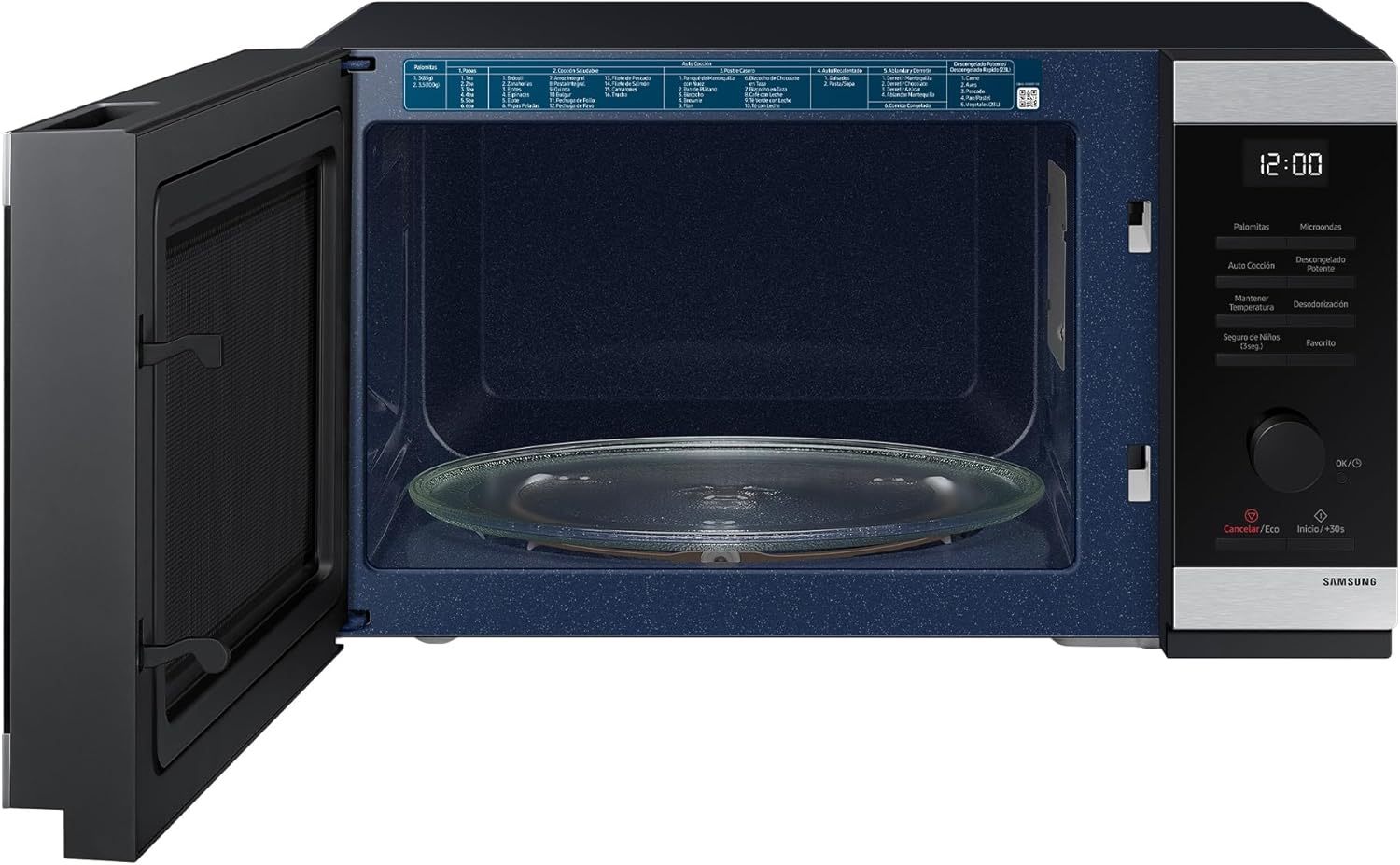 Samsung Horno de Microondas Samsung, 1.1 Pies, Acero Inoxidable, Cerámica