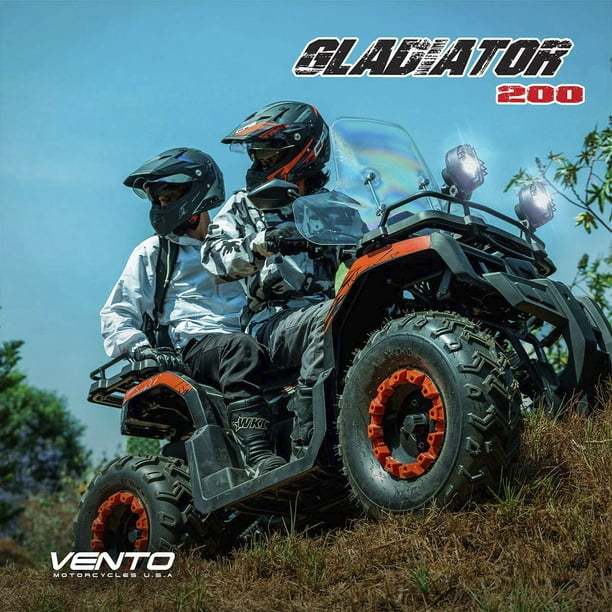 Motocicleta Vento Gladiator 200 Negro 2025 Cuatrimoto