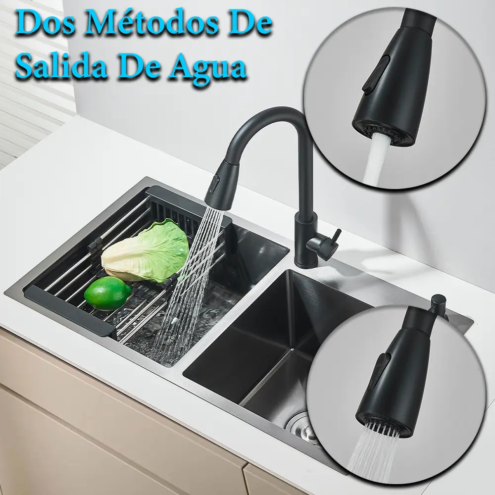 Organizador De Cocina 80x45 Doble Ranura De Acero Inoxidable