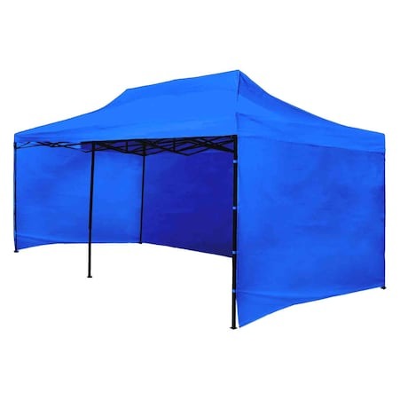 Toldo Jardimex Azul Plegable 3 X 6 Paredes Impermeable Retráctil