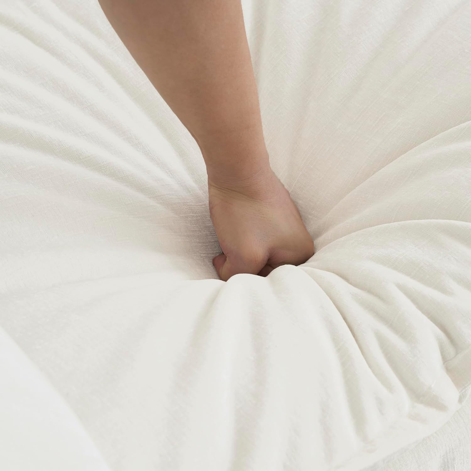 Neylory - Sofá de dos plazas con 2 almohadas para sala de estar, recámara, departamento, 2 plazas de felpilla para asiento profundo