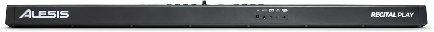 Alesis Melody 61 - Piano eléctrico con 61 teclas, Teclado Musical con altavoces, audífonos, micrófono, soporte para piano, atril y taburete