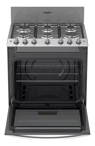 Estufa WhirlpoolWFR3200D con puerta con visor color gris 127V