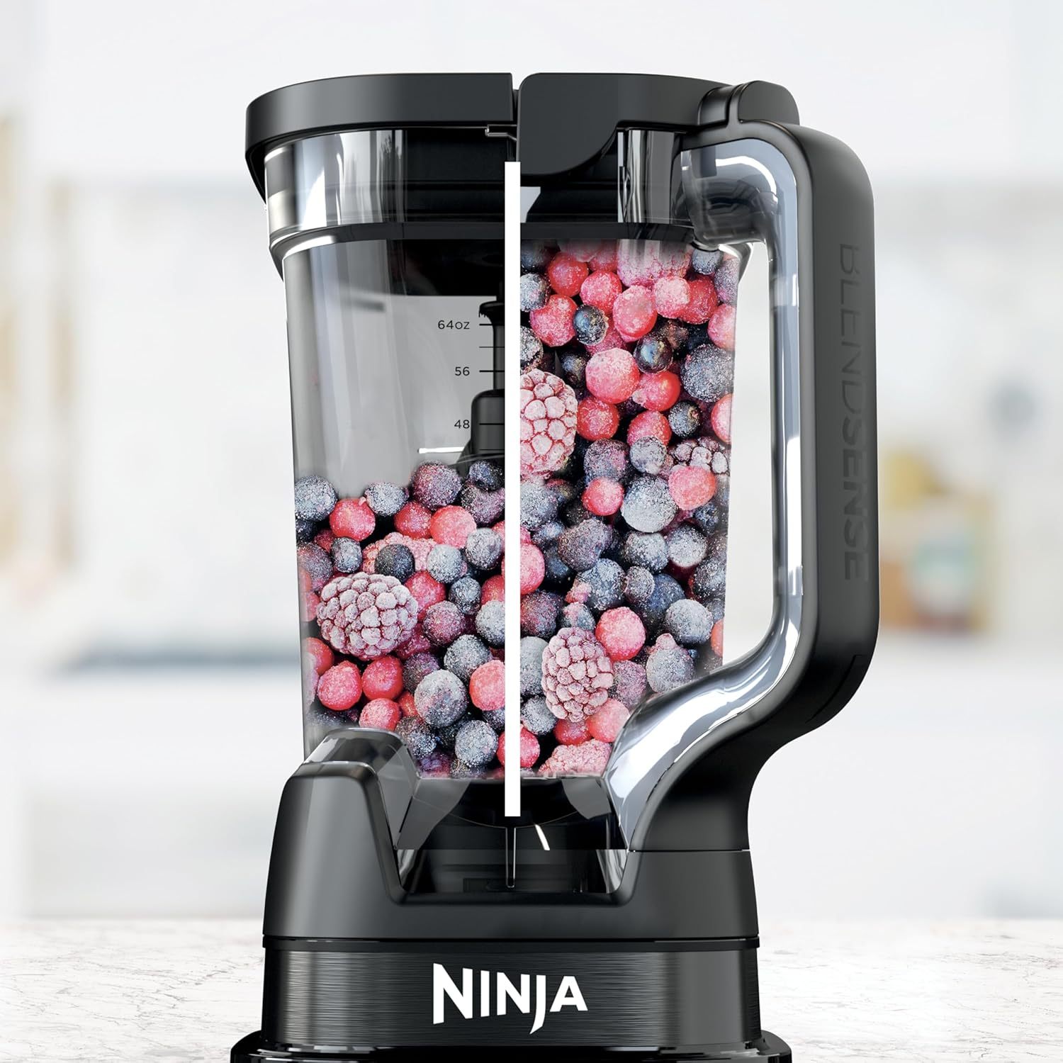 NINJA Detect Duo, Licuadora de Velocidades, con Vaso Personal, BlendSense, Profesional, Preajustable a un Solo Toque, Cuchillas Total Crushing, Velocidad Variable, Plateado, TB300LAA (Reacondicionado)