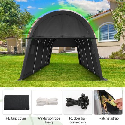 COBIZI Cochera portÃ¡til Resistente para cochera Nuevo Estilo Redondo