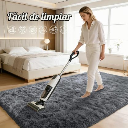 OLANLY - Alfombras de área grande lavables a máquina, 9 x 12 pies (274 x 366 cm), para sala de estar, recámara, alfombra suave y esponjosa para junto a la cama, alfombra de piso interior para niños y