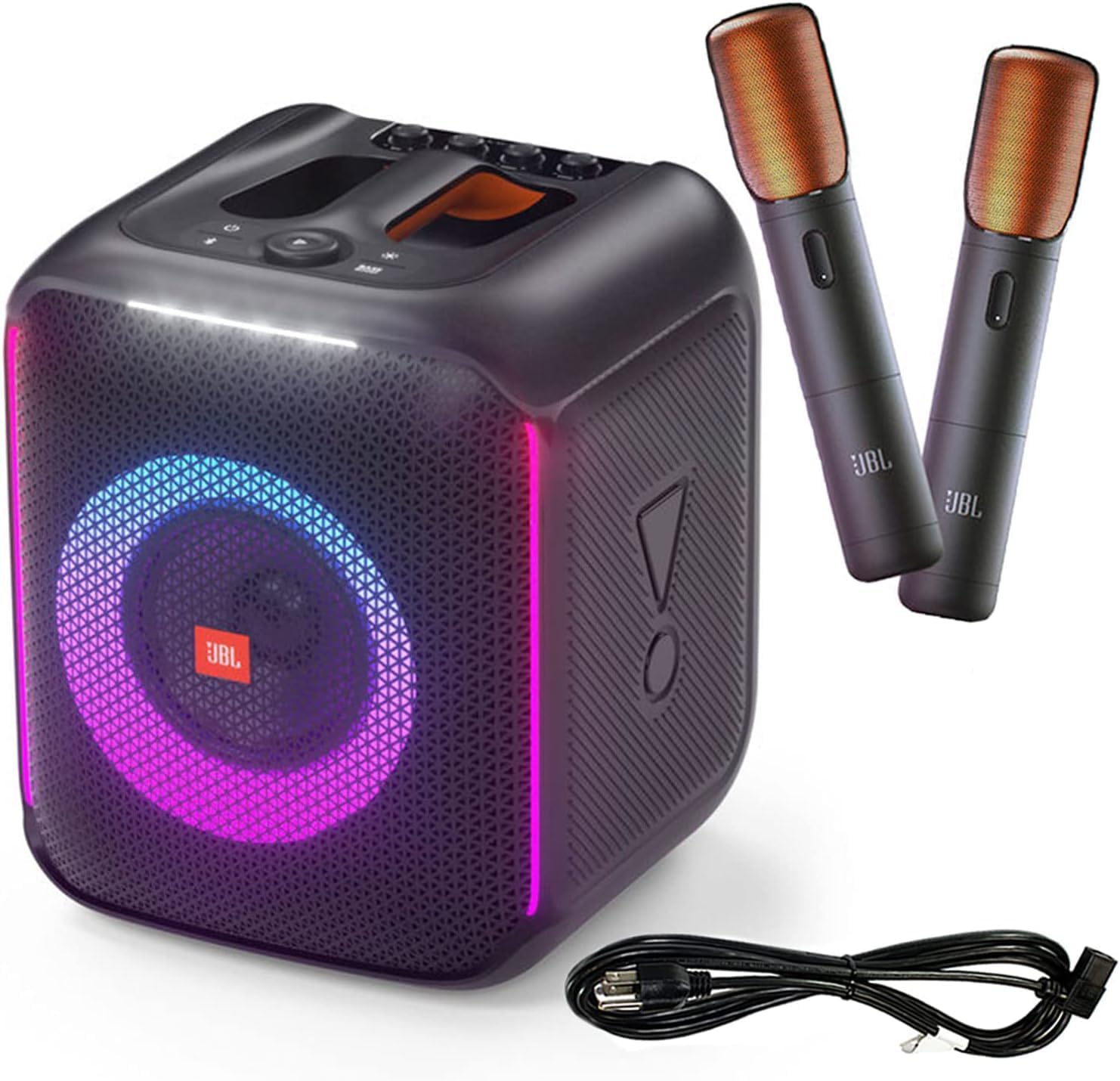 JBL PartyBox Encore - Bocina Portátil con Bluetooth y Dos Micrófonos para Tus Fiestas