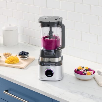 NINJA Detect Duo, Licuadora de Velocidades, con Vaso Personal, BlendSense, Profesional, Preajustable a un Solo Toque, Cuchillas Total Crushing, Velocidad Variable, Plateado, TB300LAA (Reacondicionado)
