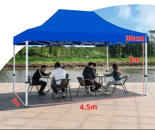 Carpa Plegable 3x4.5 Toldo Impermeable Reforzado H G Q