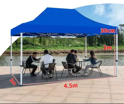 Carpa Plegable 3x4.5 Toldo Impermeable Reforzado H G Q
