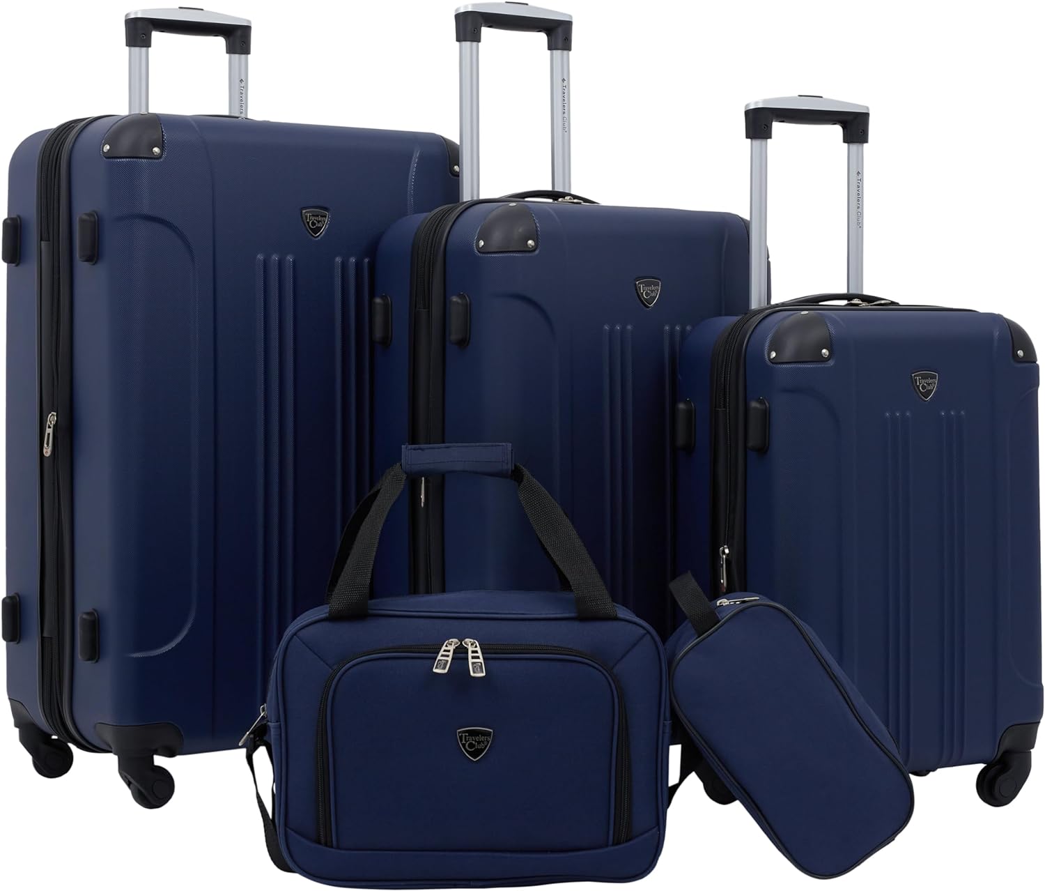 Equipaje giratorio extensible duro de Travelers Club Chicago-----Máscara para ojos