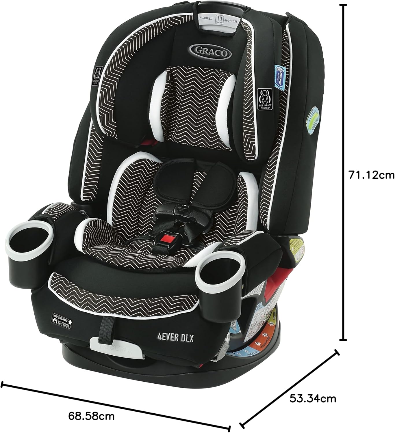 Graco 4-en-1 -, 4Ever DLX Asiento De Coche Bebés Niñas, Joslyn, Joslyn