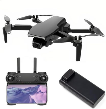 Binden - Drone Profesional B19 EIS, Cámara 2K, Sensor de Flujo Óptico, GPS, Barómetro, Quadcopter con Control Remoto, Funciones Inteligentes, 21 minutos de Vuelo - Gris Claro