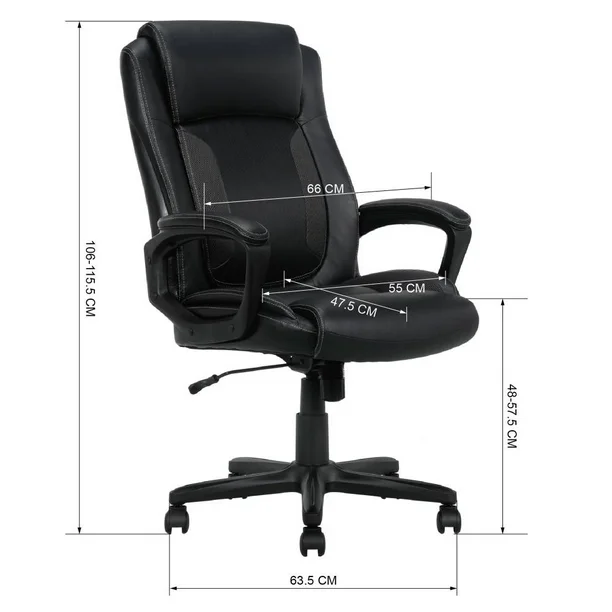 Silla Gerencial Importada Negra
