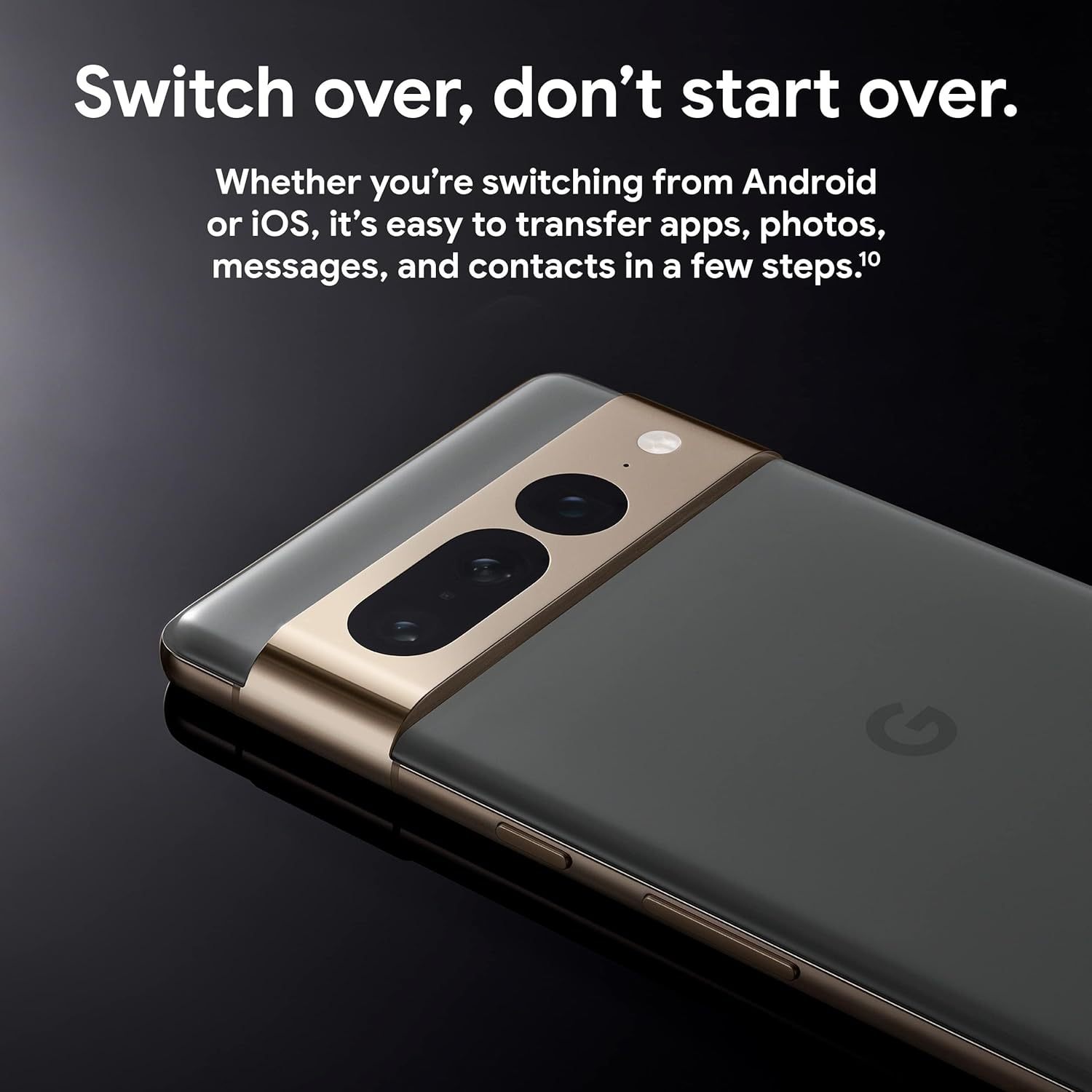 Teléfono Android Google Pixel 24-5G: teléfono desbloqueado con gran lente angular y pila de 7 horas, 128 GB, color obsidiana, (reacondicionado)