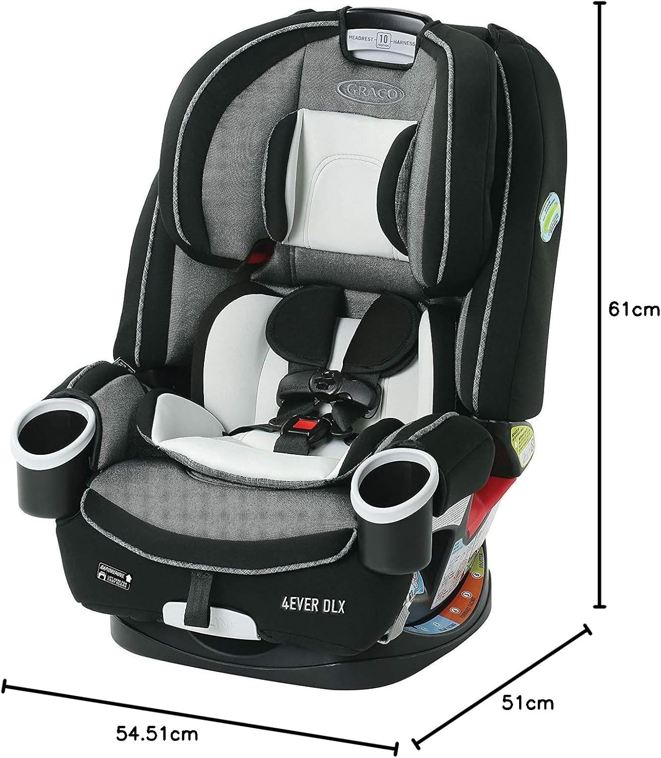 Graco 4-en-1 -, 4Ever DLX Asiento De Coche Bebés Niñas, Joslyn, Joslyn
