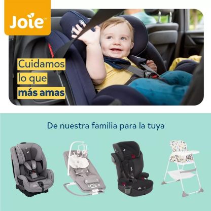 Joie Stages Autoasientos para Bebe - Asiento para Bebe Carro - Grow Together hasta 8 Años - Reversibe - Sistema contra Impactos Lateralesy de Reclinado - Booster Car Seat - Silla para Bebé Auto (Gris)