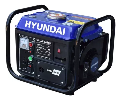 Generador Portátil Hyundai HHY1000 1000W monofásico 110V A Gasolina