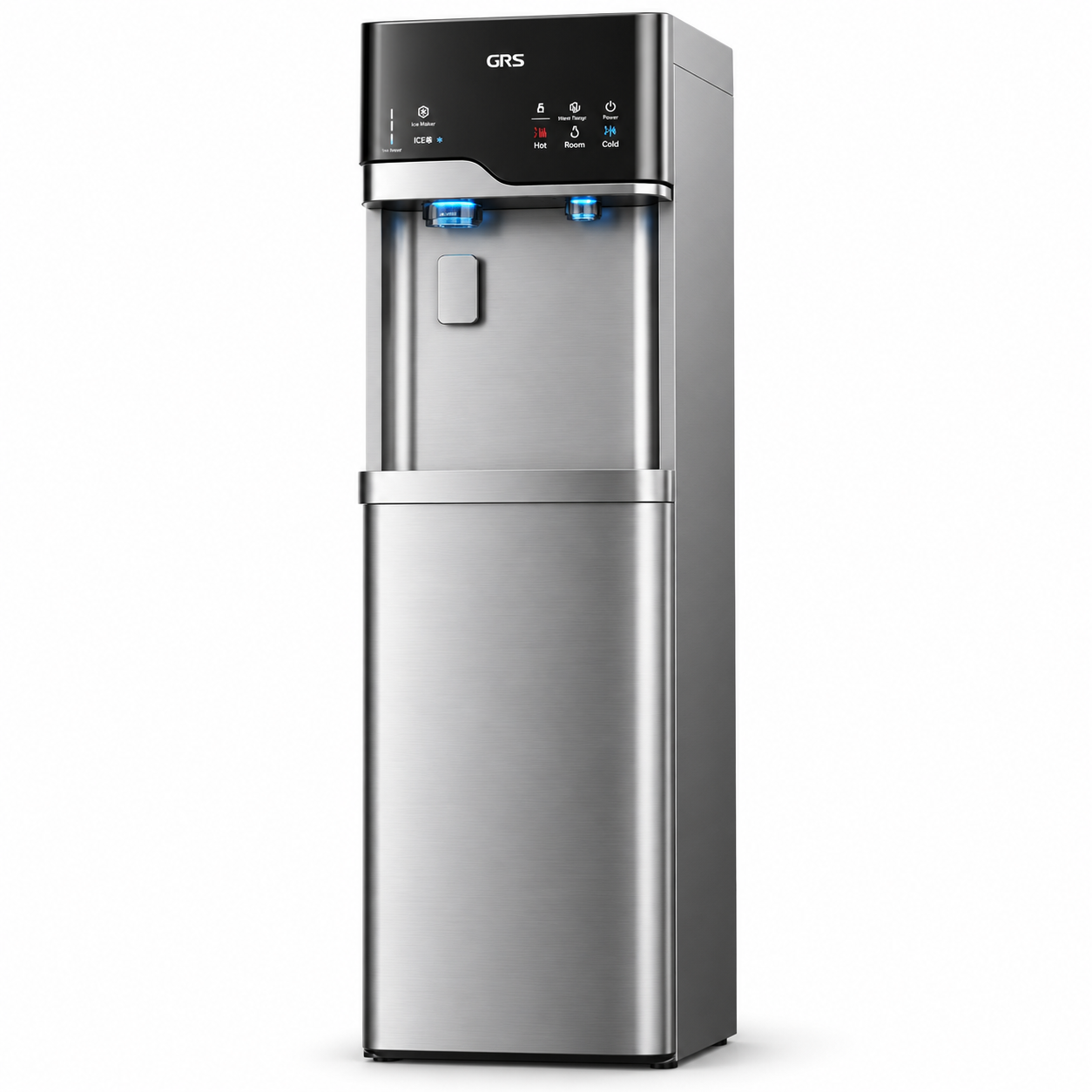 Dispensador de agua 3 temperaturas botellón oculto con fabrica de hielo GWIM3TBSO0 GRS