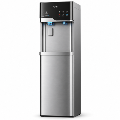 Dispensador de agua 3 temperaturas botellón oculto con fabrica de hielo GWIM3TBSO0 GRS