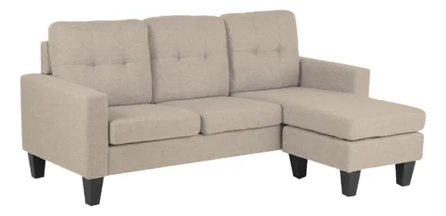 Silla Sofá Sala Esquinera Izquierda Sillón Reversible Madera