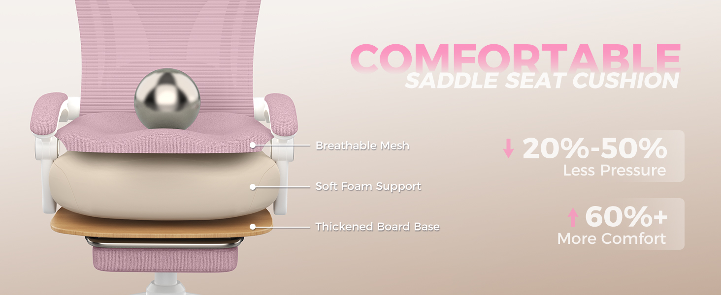 office chair with footrest