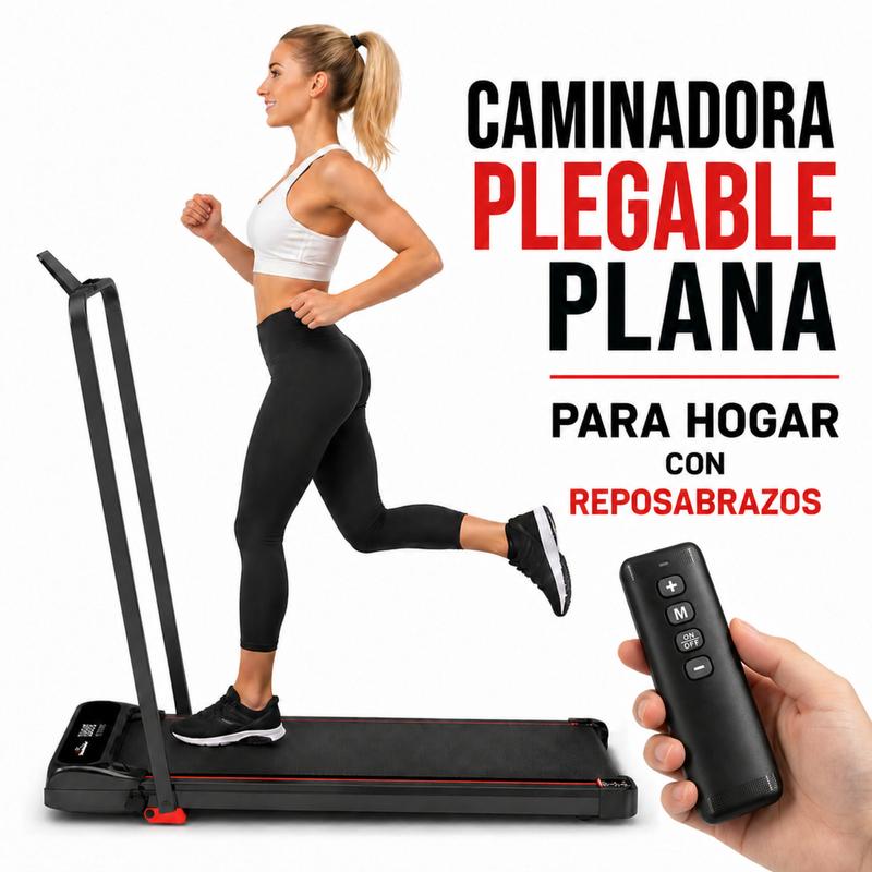 Cinta de Correr Plegable Northmarch 2.5HP, Silenciosa con Amortiguación y 6 Niveles de Inclinación, Máquina de Ejercicio para Casa Pequeña