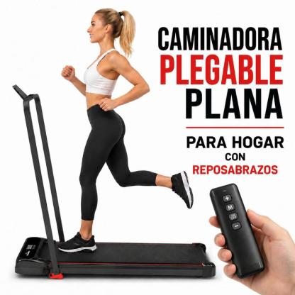 Cinta de Correr Plegable Northmarch 2.5HP, Silenciosa con Amortiguación y 6 Niveles de Inclinación, Máquina de Ejercicio para Casa Pequeña