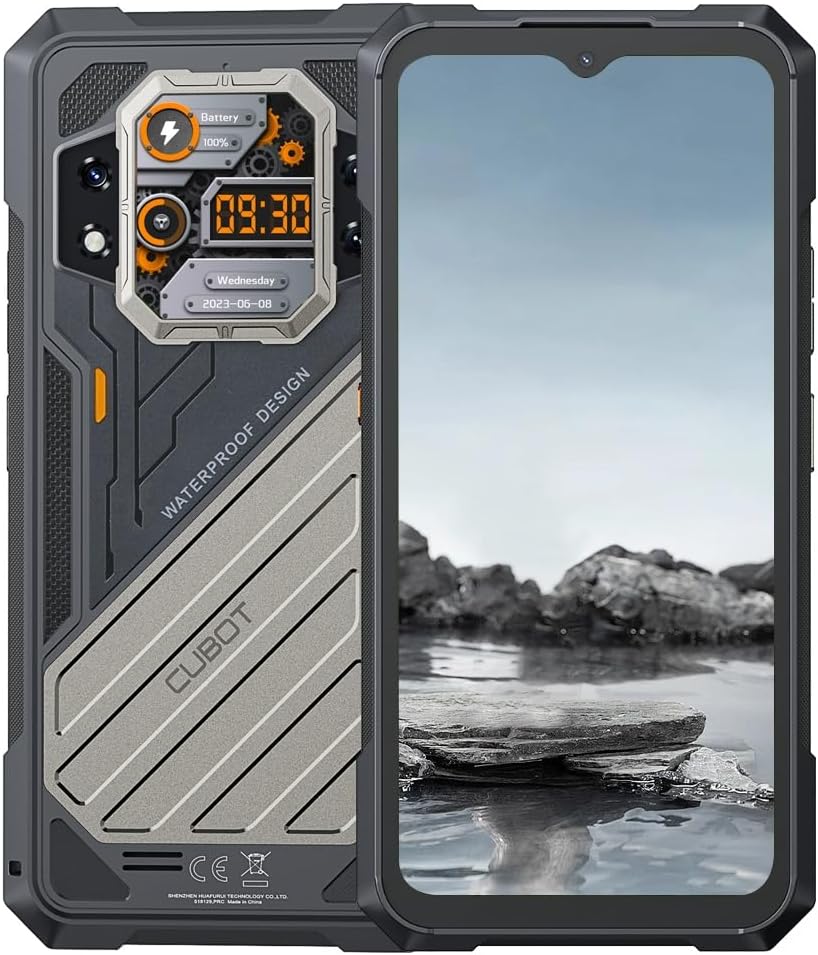 CUBOT Celular Kingkong X Robusto Dual Sim 256 GB 16 GB Ram 10200mah Android 14 (Negro)