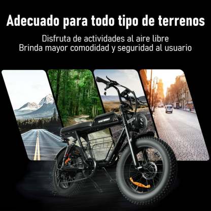 Bicicleta Eléctrica Honey Whale K7 Negro HONEY WHALE K7