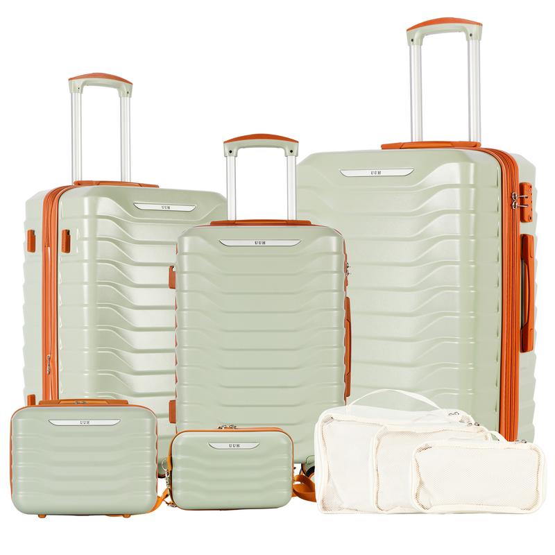 Juegos de equipaje (4 piezas) con cerraduras TSA - maleta para viaje, equipaje rígido, cerradura TSA, ruedas giratorias, carcasa rígida, ligero