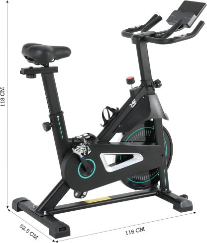 Bicicleta Spinning Kronos: Entrenamiento Intensivo con Tecnología Avanzada, Ajustes Personalizados y Monitoreo Completo para una Experiencia de Fitness Inigualable