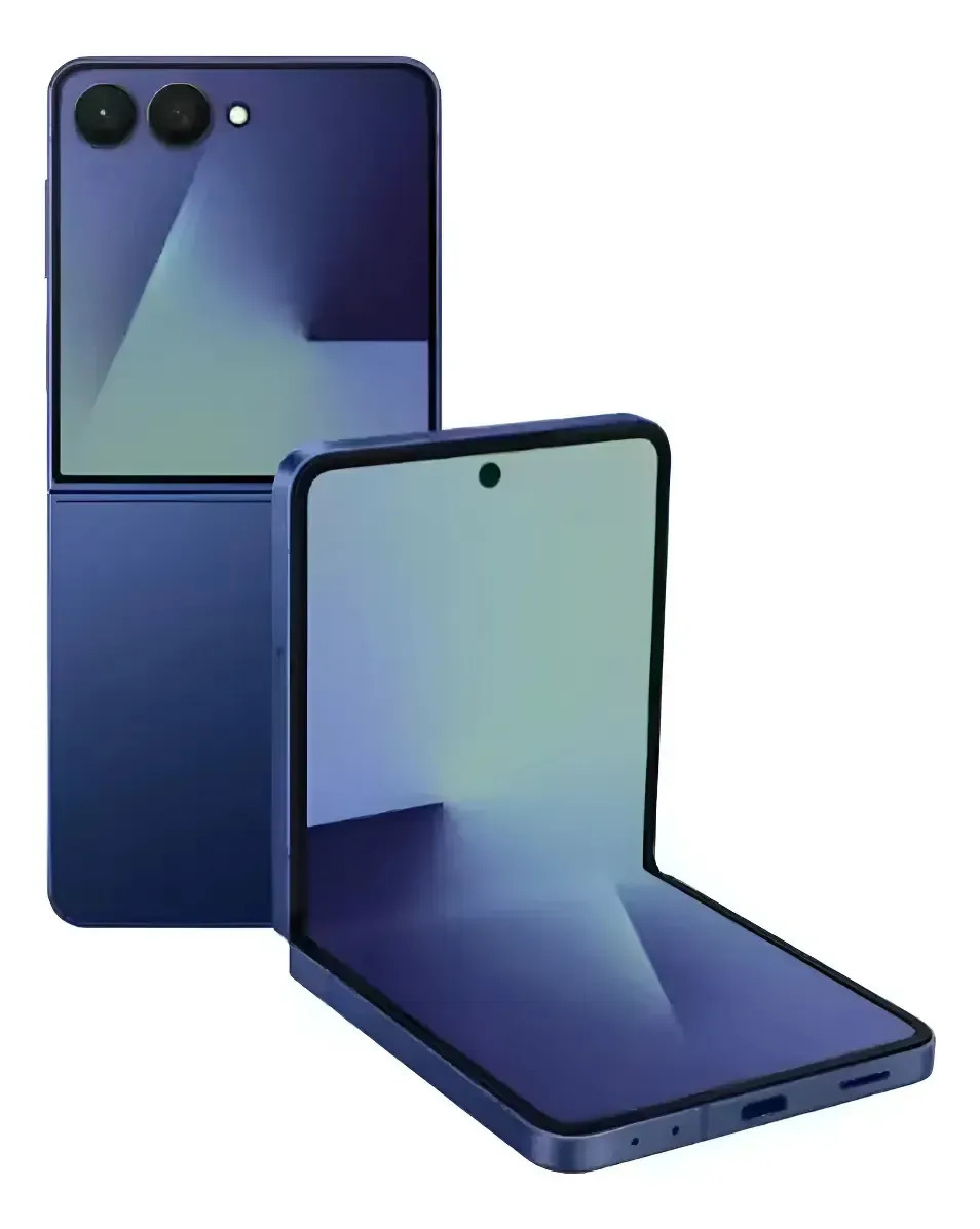 [Oferta especial de verano]📱 Celular Plegable Flip 5G Desbloqueado, 12GB RAM + 512GB Almacenamiento, Color Azul Acero, Pantalla Plegable, Alto Rendimiento para Uso Diario