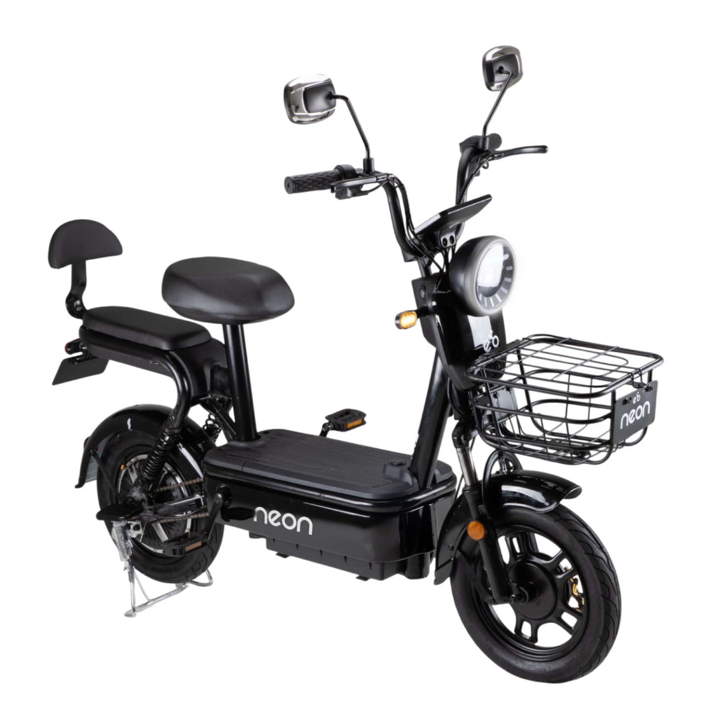 Bicicleta Eléctrica Motobici R14 Neon EX-1 Frenos de Tambor 350W 0-38 km/h 50km Acero verde