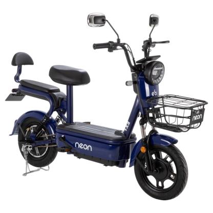 Bicicleta Eléctrica Motobici R14 Neon EX-1 Frenos de Tambor 350W 0-38 km/h 50km Acero verde
