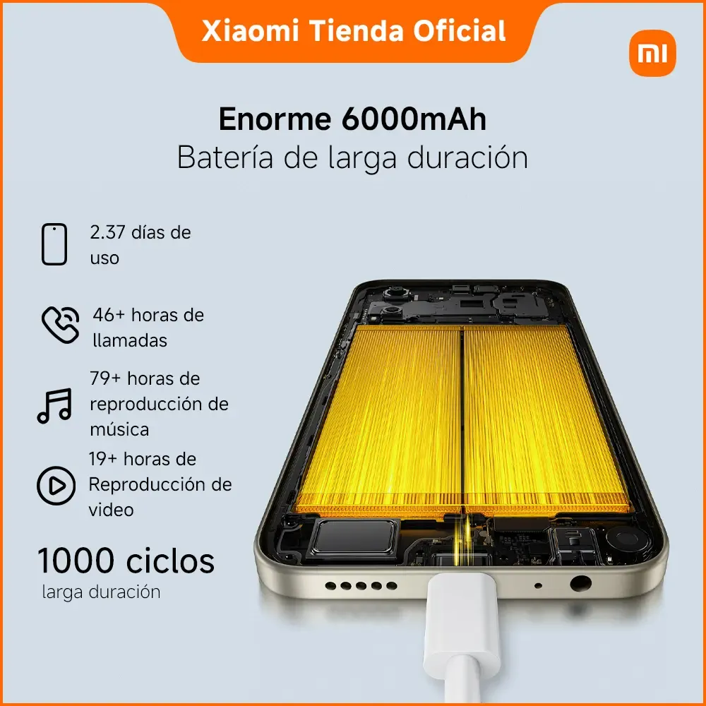 Smartphone 6.9" con Audífonos Inalámbricos GRATIS | Batería 6000mAh | Procesador Octa-Core | Cámara Dual de 13MP con IA