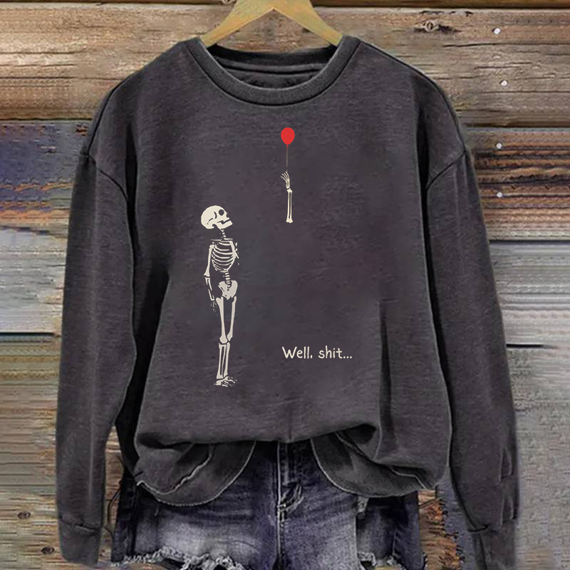 Skeleton Lost Balloon Sweatshirt