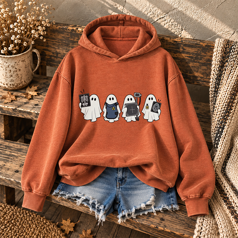 Radiology Ghost Halloween Hoodie
