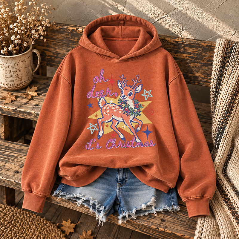 Oh Deer Christmas Hoodie