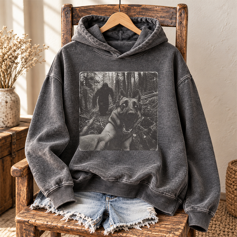 Bigfoot German Shepherd Hoodie